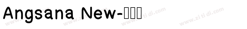Angsana New字体转换